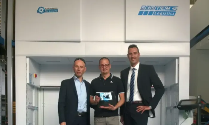 Installazione magazzino rotazionale a Treviolo