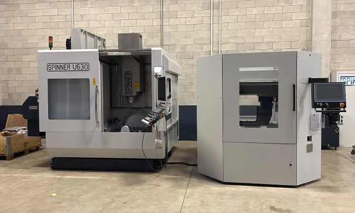 Installazione secondo CNC a 5 assi